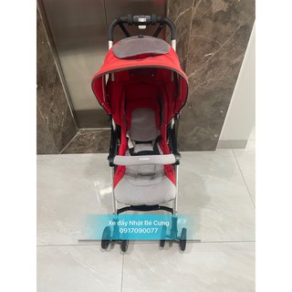 xe đẩy combi wellflat 1c3tt đỏ