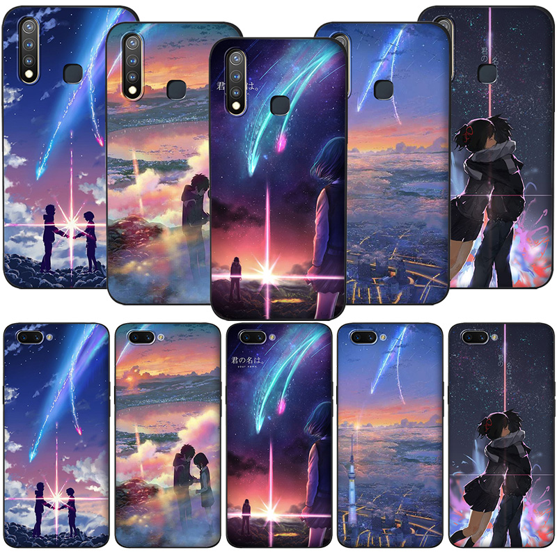 Realme 8 Pro C11 C20 C21 V15 X50 GT NEO Narzo 30A 5G TPU Soft Silicone Case Casing Cover UJ130 Your name anime Animation