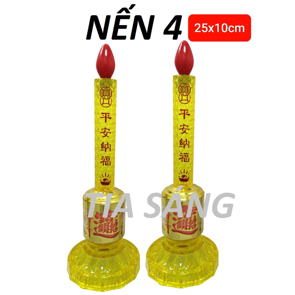 Đèn Thờ Nến 1/2/3/4/5 Tia Sáng - Cao Cấp