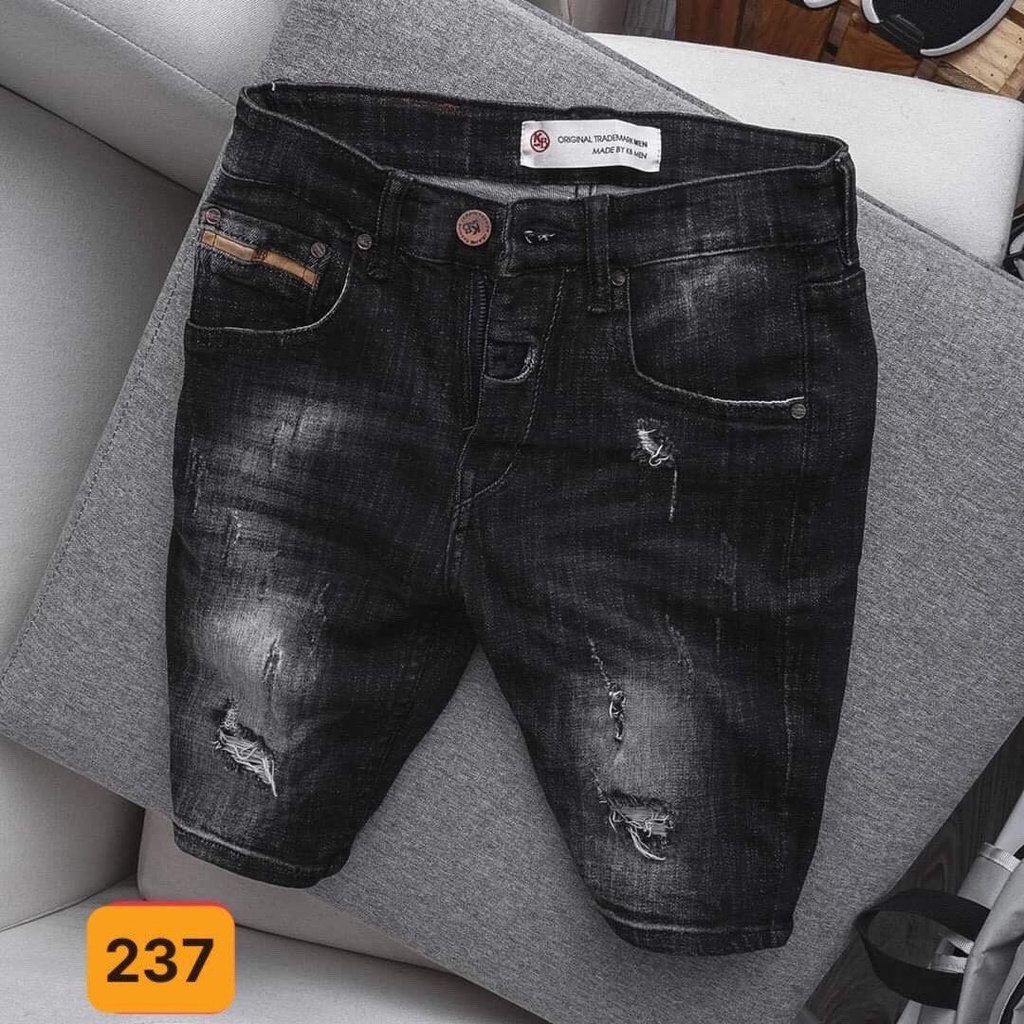Mã Số QS211 Quần short jean nam chất liệu jean denim bò co giãn 4 chiều như hình chuẩn from dáng đủ size NHIỀU MẪU MỚI