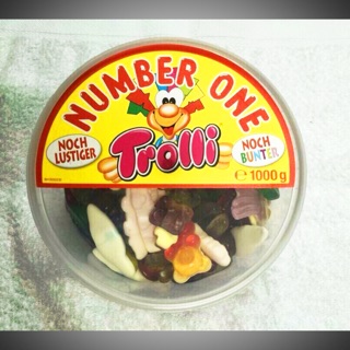 KẸO DẼO NUMBER ONE TROLLI HÌNH THÚ HÀNG ĐỨC 1KG DATE 2022