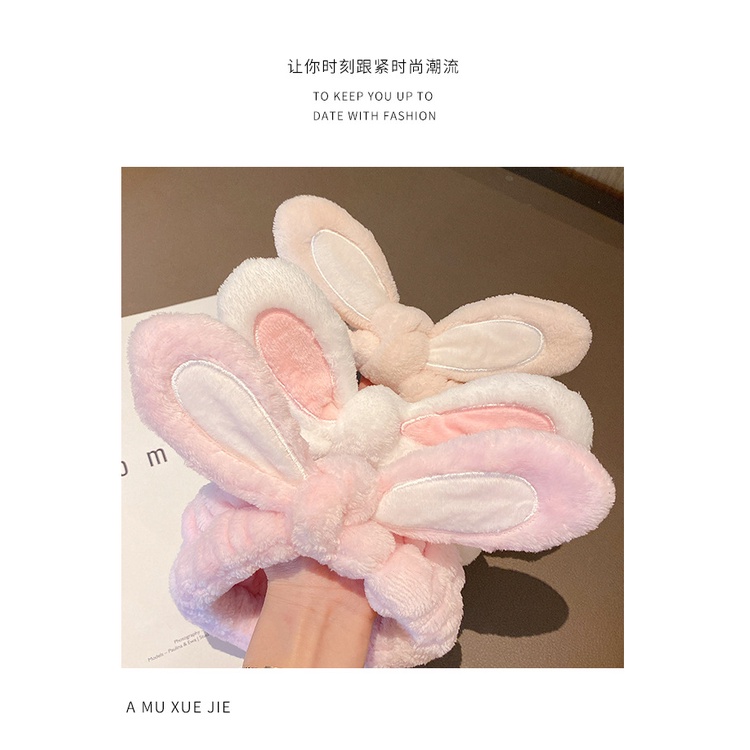 Băng Đô Tai Thỏ vặn Mới, cài tóc nơ cute
