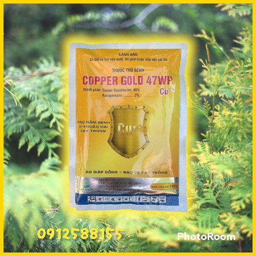 COPPER GOLD 47WP (Gói 100g) Thuốc trừ nấm bệnh, vi khuẩn hại cây trồng