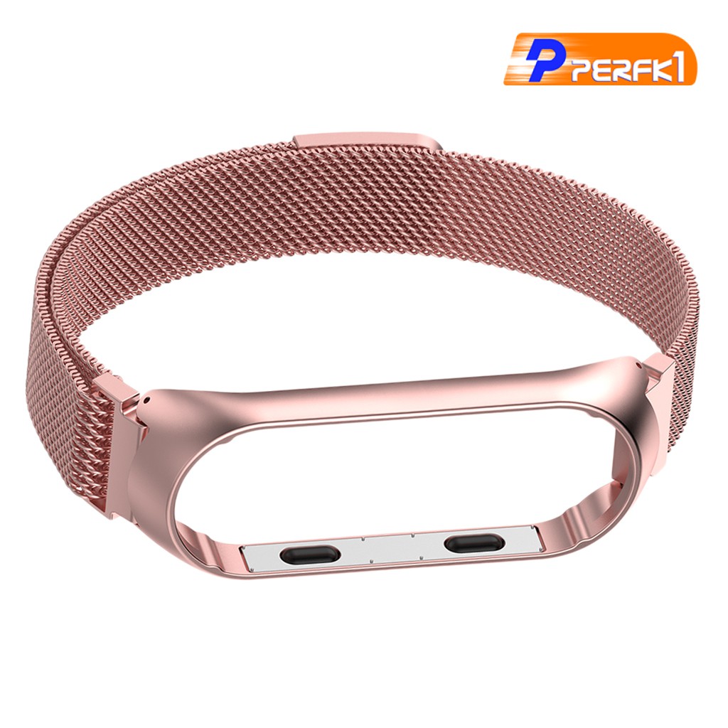 Dây Đeo Thay Thế Cho Đồng Hồ Thông Minh Xiaomi Band 3 4 Bằng Kim Loại