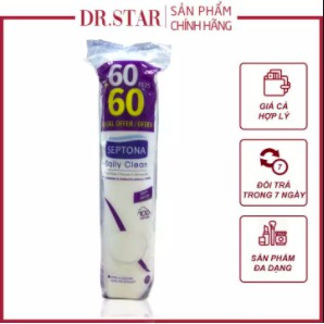 Bông Tẩy Trang Septona Daily Clean 120 Miếng