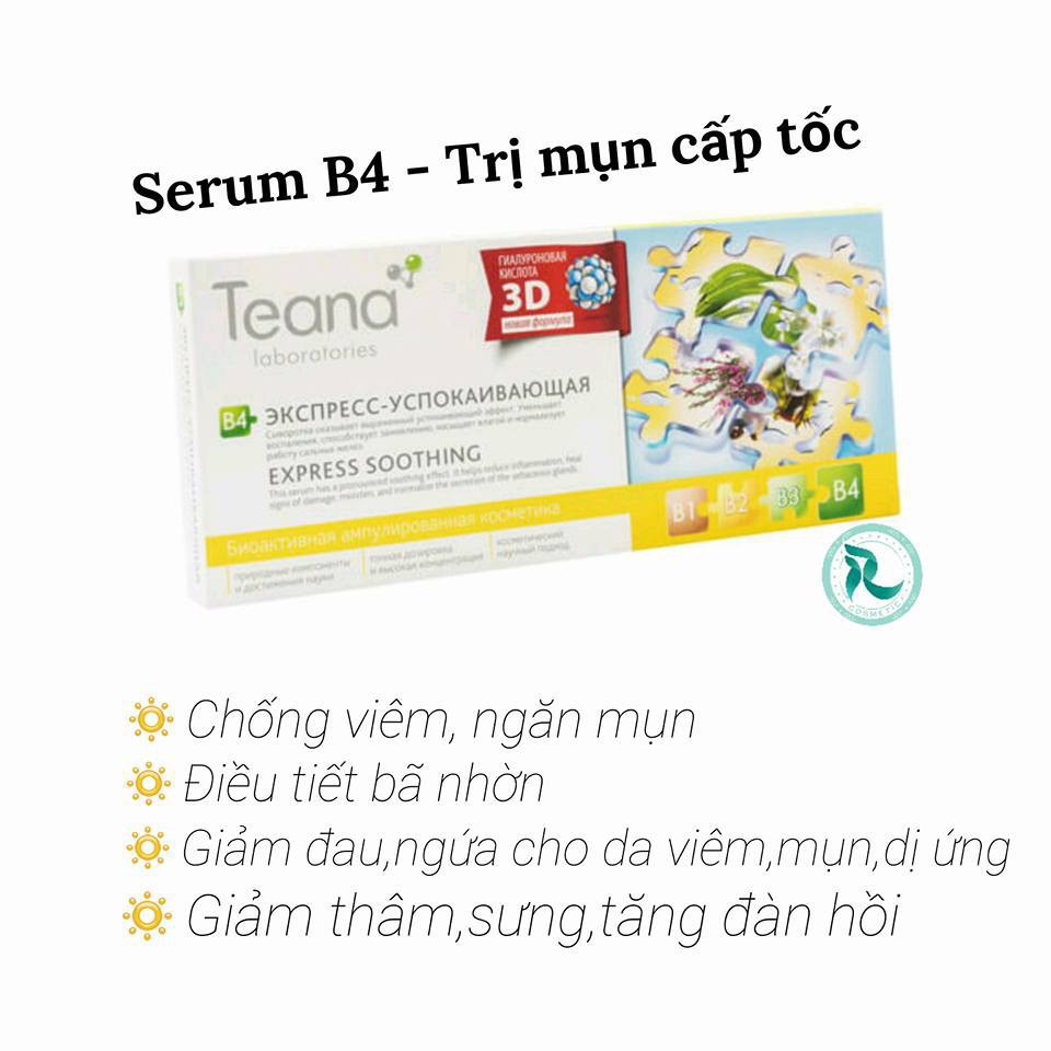 Serum Teana B4 loại bỏ mụn cấp tốc