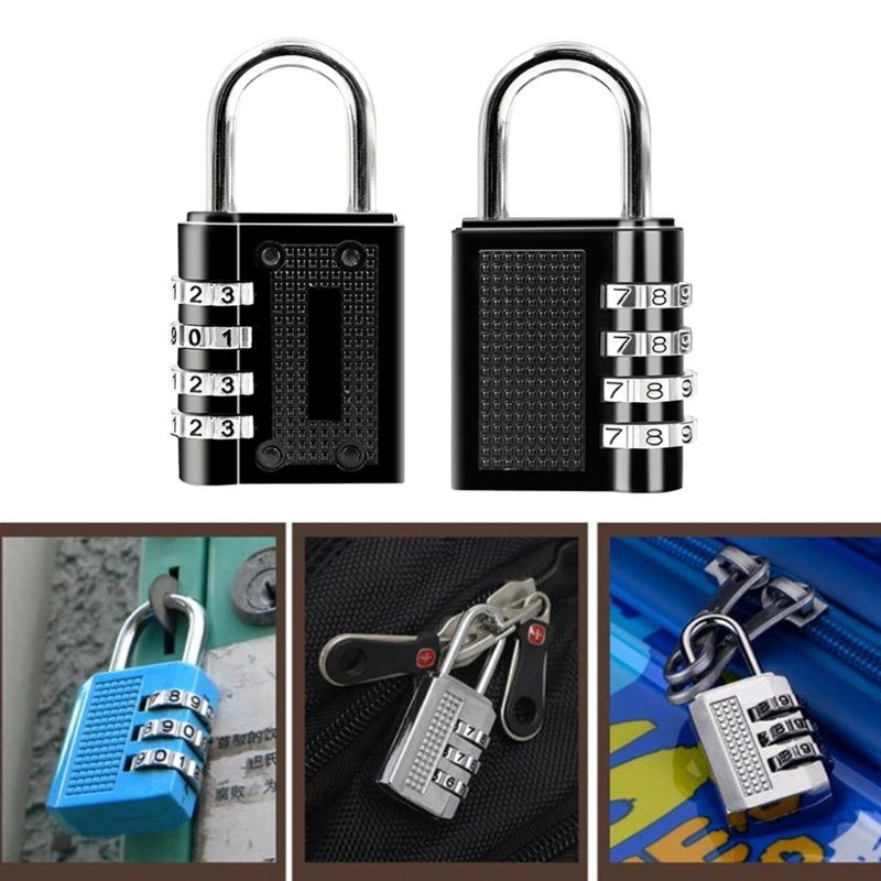 Ổ Khóa Mật Khẩu 4 Chữ Số Di Động Chống Thời Tiết Đa Ứng Dụng
