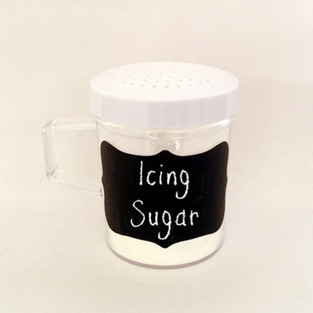 Set 40 nhãn bảng đen dán lọ đựng nhà bếp