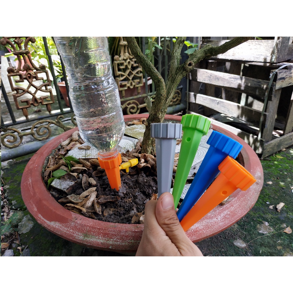 Đầu tưới nhỏ giọt tự động gắn chai nước chai nhựa - MHL