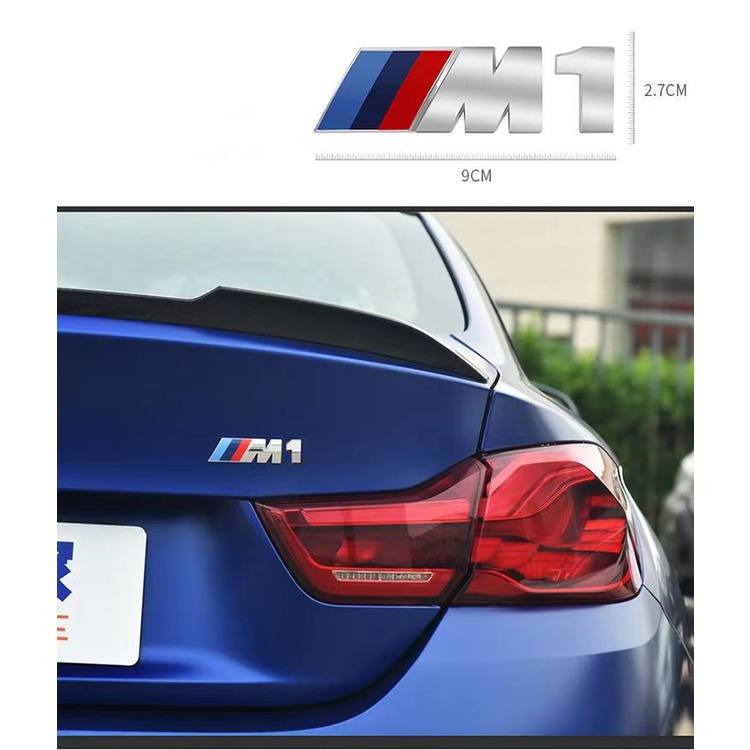 3D Độc Đáo Trang Trí Cho Xe Hơi Bmw M1 M2 M3 M4 M5 M6 X1 X2 X3 X4 X5 X6 Chữ Bằng Kim Loại Dán Trang Trí Cho Xe