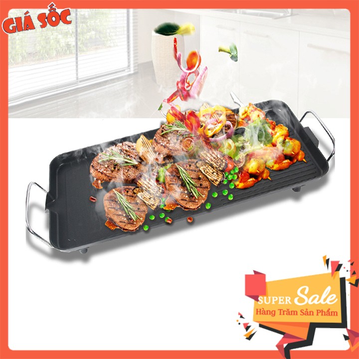 Bếp nướng BBQ điện 40*23cm ( núm xoay điều chỉnh nhiệt độ )