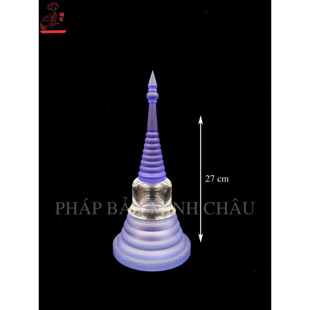 [PBMC]Tháp xá lợi nhựa màu A3 (7 màu) (Giao màu ngẫu nhiên)