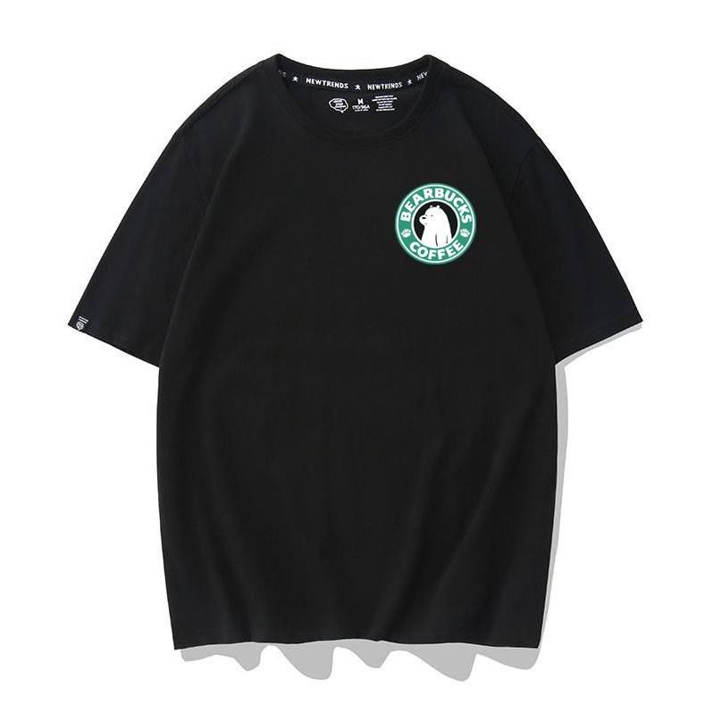 [Hàng Xịn, Gía Tốt] Áo Thun In Unisex Nam Nữ Hình Icon Gấu Nhiều Màu - Unisex - Cotton - Mã AT022