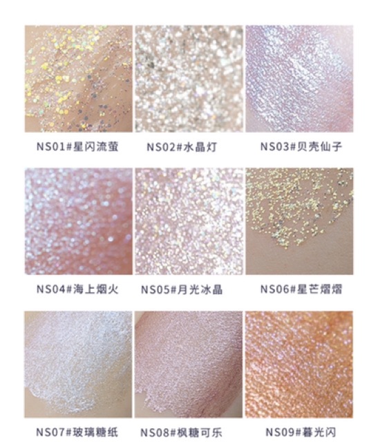 Nhũ Kim Tuyến Mắt Crystal Star Dupe Stila Nội Địa Trung - Nhũ Mắt Cream Liquid Eyeshadow