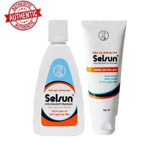 [Mã giảm giá tích lũy] Combo Selsun Dầu Gội Và Dầu Xả Giúp Ngừa Gàu 100ml