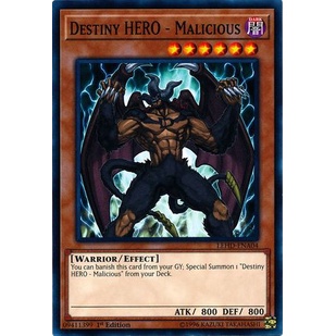 Thẻ bài Yugioh - TCG - Destiny HERO - Malicious / LEHD-ENA04'