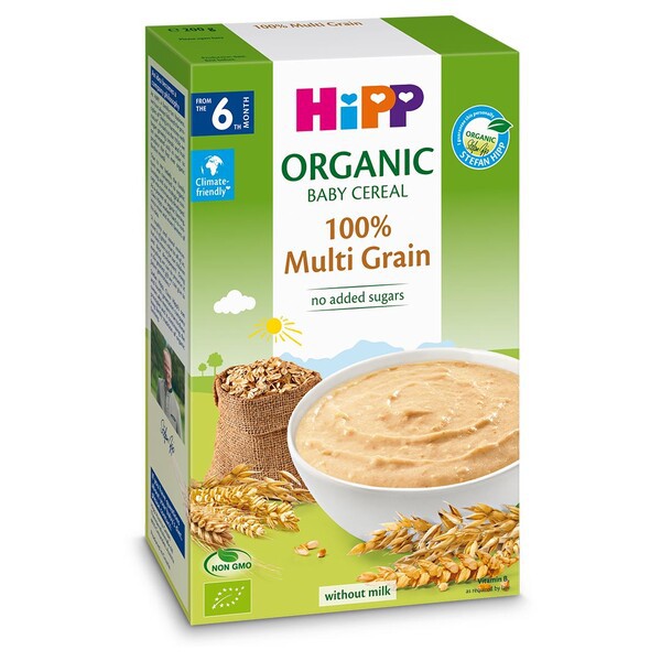Bột Ngũ cốc ăn dặm tổng hợp Organic 100% 200g (cho trẻ từ 6 tháng)