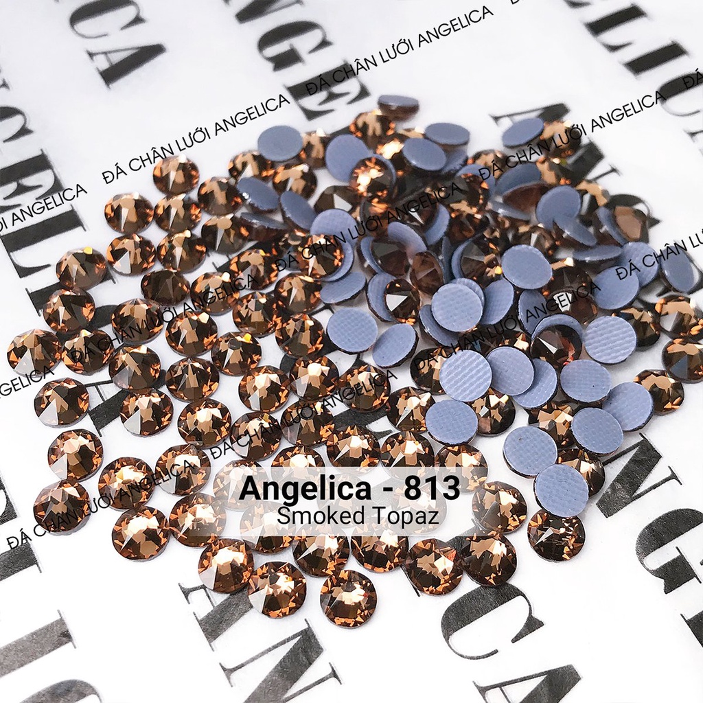 Đá Nail Chân Lưới 16 Khía Smocked Topad Đính Móng ANGELICA 813