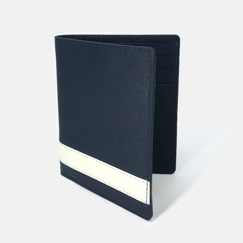 Ví Da Nam Cosmos Saffiano Bóp Da Cao Cấp Chống Thấm Nước Unisex Nam Nữ HEKI