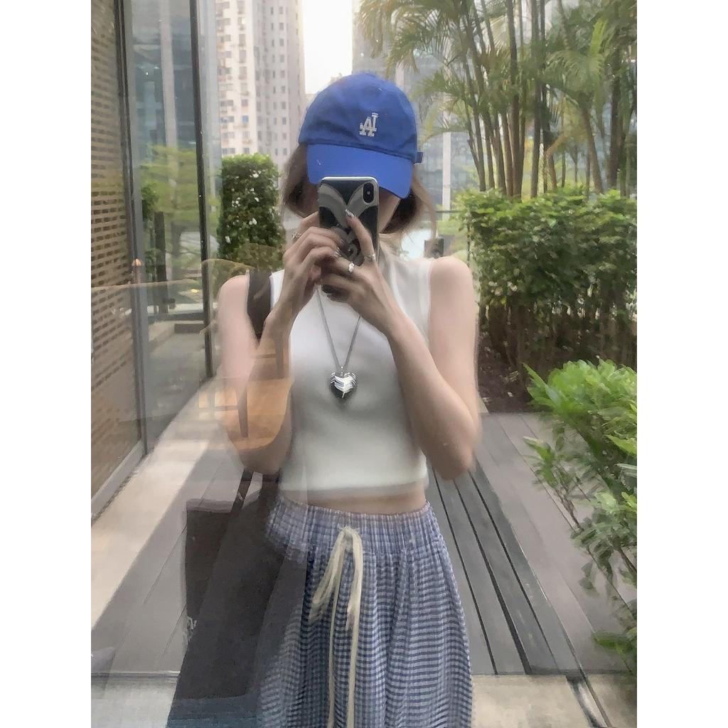 Chân Váy Sọc Ca Rô Lưng Thun Dáng Lửng Thời Trang Mùa Hè Năng Động 63492