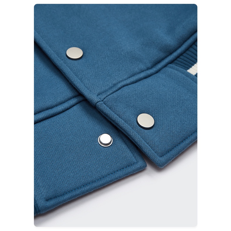 Áo khoác bomber Varsity jacket "D" nam nữ màu đen, cam, xanh dương