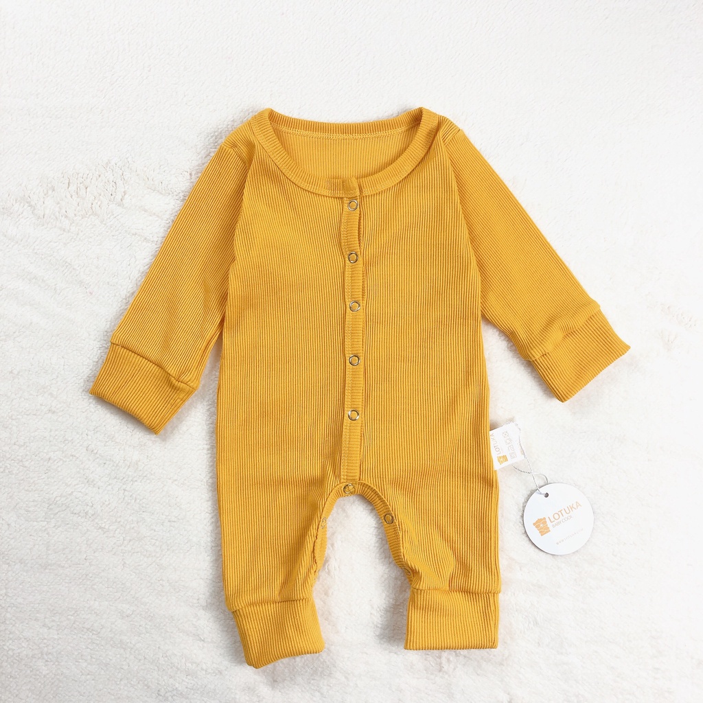 Body Len Tăm Cho Bé Trai Bé Gái, Chất Cotton Mềm Mịn, Co Giãn 4 Chiều Cho Bé 3-12kg