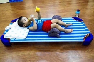 Giường lưới mầm non cho bé