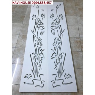 Tấm bình phong hình hoa sen (KV-BP03)/bộ