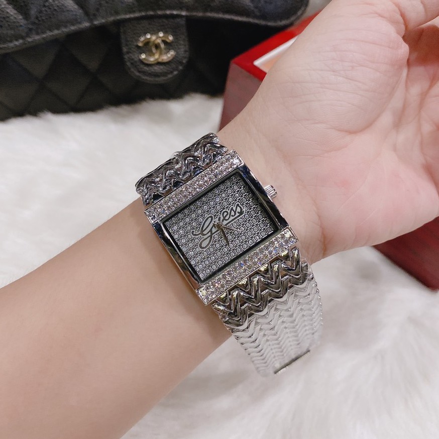 Đồng hồ nữ Guess, dây thép không gỉ, mặt full đá, full box, thẻ bảo hành 12 tháng - Dongho.nu.guess | BigBuy360 - bigbuy360.vn