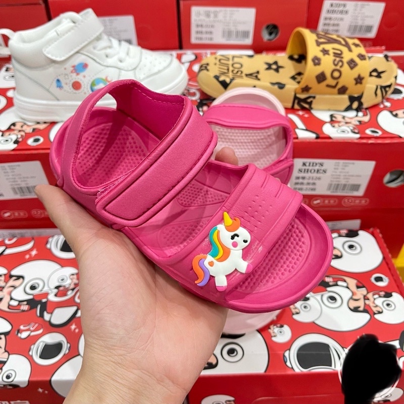 Giày xốp ngựa hồng cho bé gái size 18-23