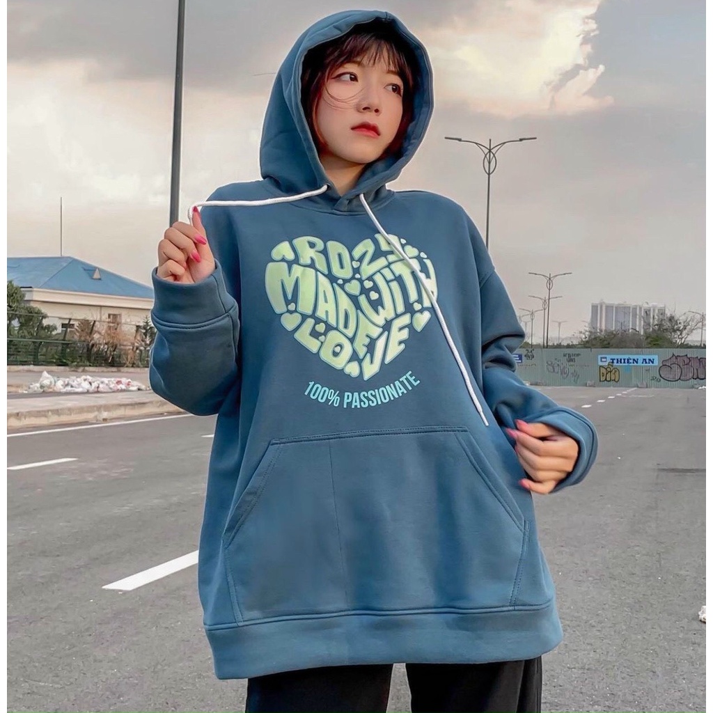 Áo Hoodie Unisex - Áo hoodie nỉ ngoại in PASSIONATE phong cách trẻ trung năng động | BigBuy360 - bigbuy360.vn