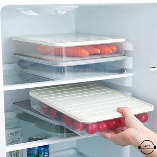 Hộp đựng thực phẩm cất giữ trong tủ lạnh nhà bếp