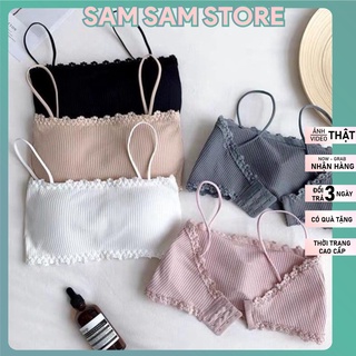 Áo Lót Quây 2 Dây, Áo bra nữ dạng ống có 3 khoá cài sau tiện lợi như áo ngực.