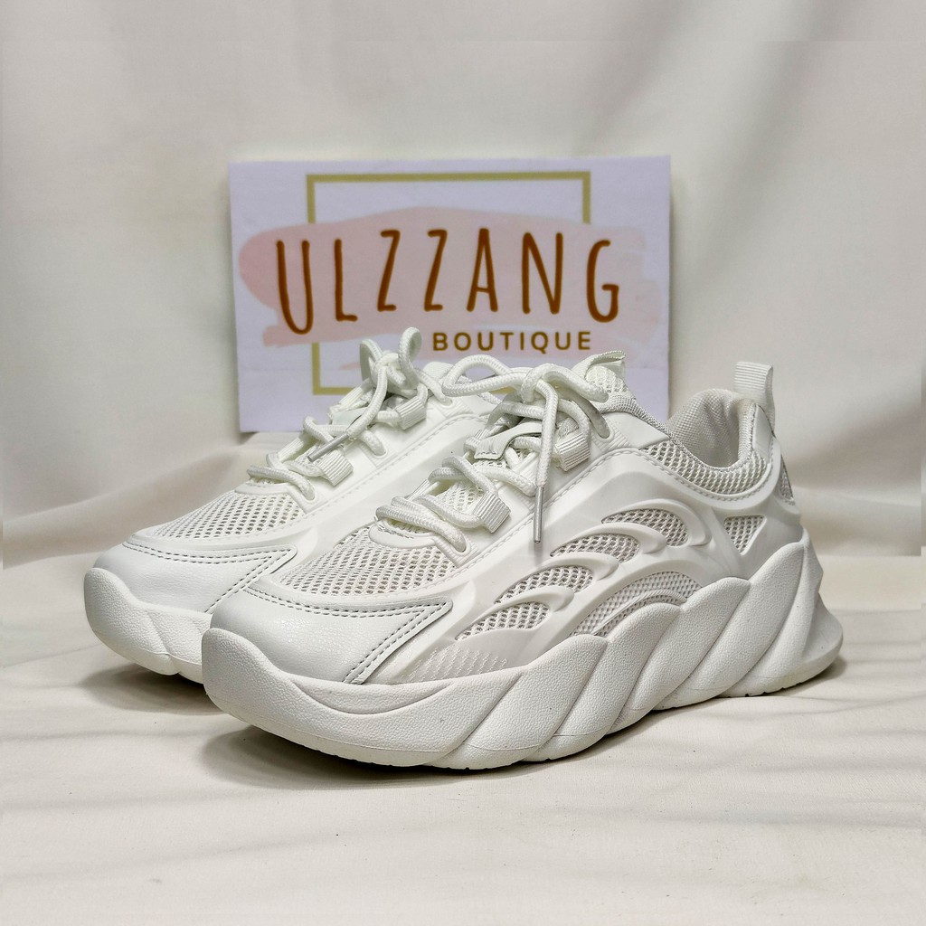 Giày thể thao trắng đế cao giày Ulzzang nữ 2021 sneaker (SN06)