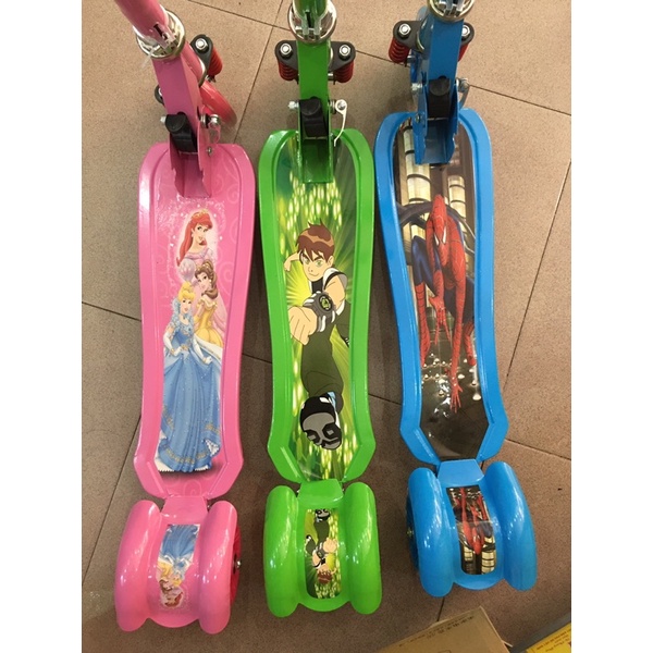 Xe trượt Scooter mẫu to đại có lò so giảm sóc