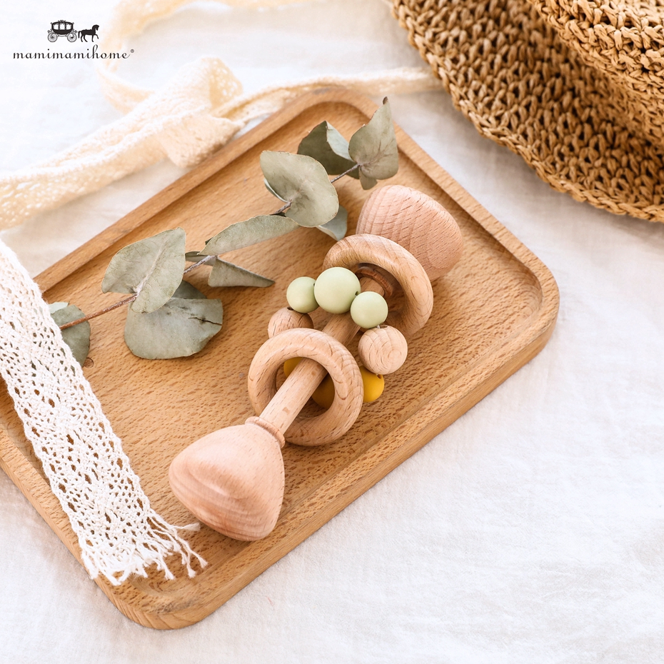 Đồ chơi cầm tay gặm răng MAMIMAMIHOME dành cho bé mọc răng không có BPA