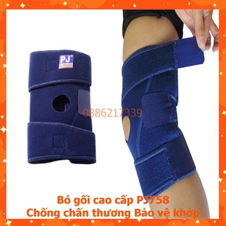 Bó Gối Thể Thao Đàn Hồi Bó Gối Bảo Vệ Khớp Cao Cấp Bó Chân PJ 758 Chống Chấn Thương