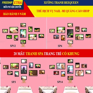 20 bộ tranh spa - tranh trang trí spa