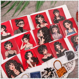 ❤ Fashion Modern Girl Series 02 Diary Stickers ❤ 20Pcs/set DIY Fashion Album Notebooks Scrapbooks Decor Stickers ML08084-2