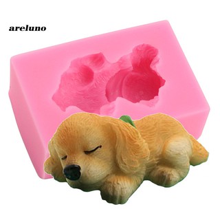 Khuôn fondant làm bánh bằng silicon hình con chó dễ thương