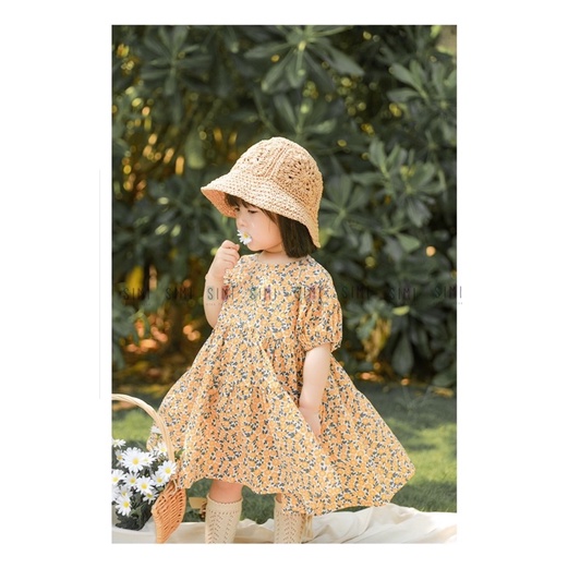 VÁY BABY DOLL HOA NHÍ CHO BÉ
