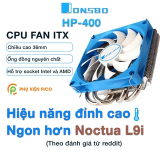 Fan CPU Jonsbo HP 400 - Quạt tản nhiệt CPU ITX topdown Jonsbo HP400 chính hãng - Tản nhiệt low profile Jonsbo HP-400