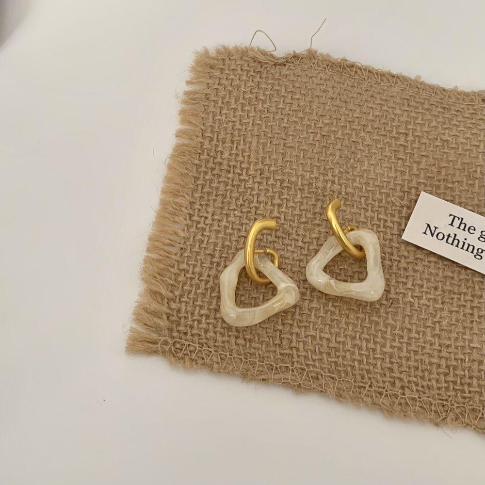 Bông Tai VANES1 Hình Tam Giác Bằng Acrylic Phong Cách Cổ Điển Thời Trang Cho Nữ