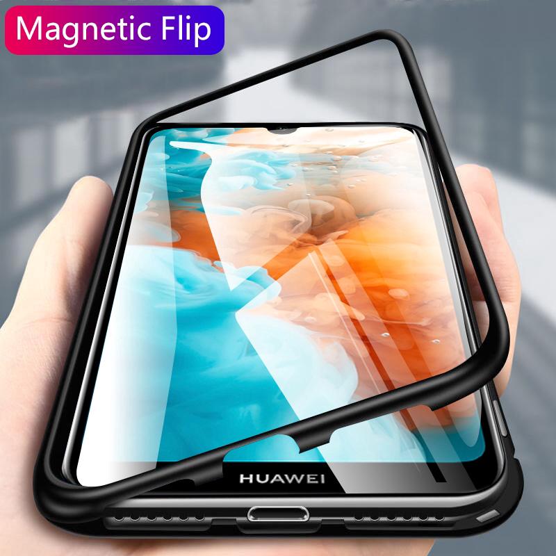 Ốp điện thoại kim loại từ tính cho Huawei P40 P20 Lite P20 Pro P30 P30 lite P30 Pro P40 P40 lite P40 Pro