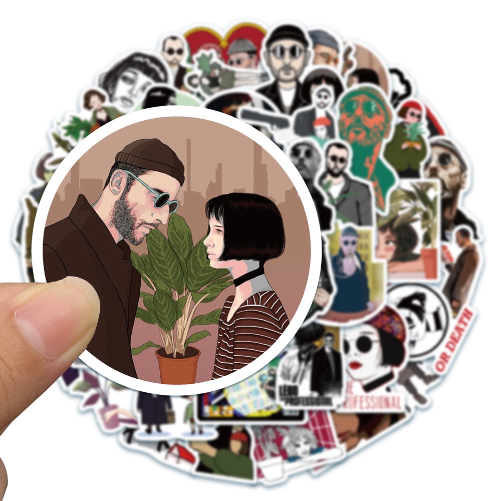❉ Leon:The Professional Series 02 Stickers ❉ 50Pcs/Set Classical Movie DIY Waterproof Doodle Decals Stickers