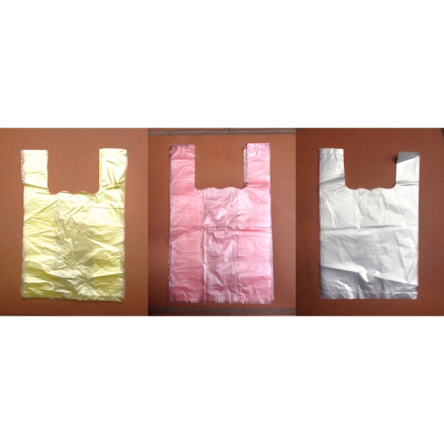 Túi nilon 2 quai xách hàng zin không mùi trắng trong-1kg