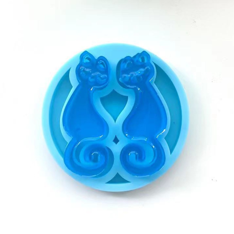 Khuôn Silicone Làm Bông Tai / Móc Khóa DIY