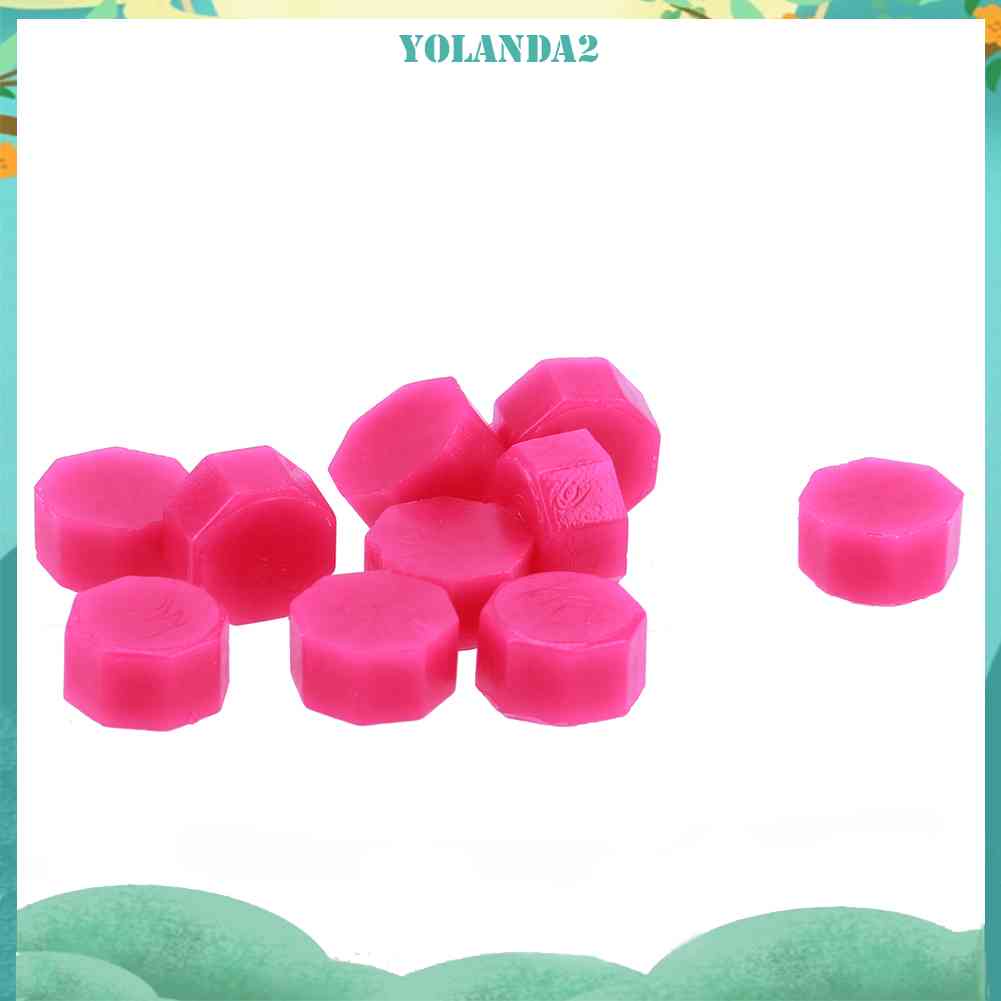 100 Viên Sáp Lục Giác In Dấu Niêm Phong Thiệp Cưới