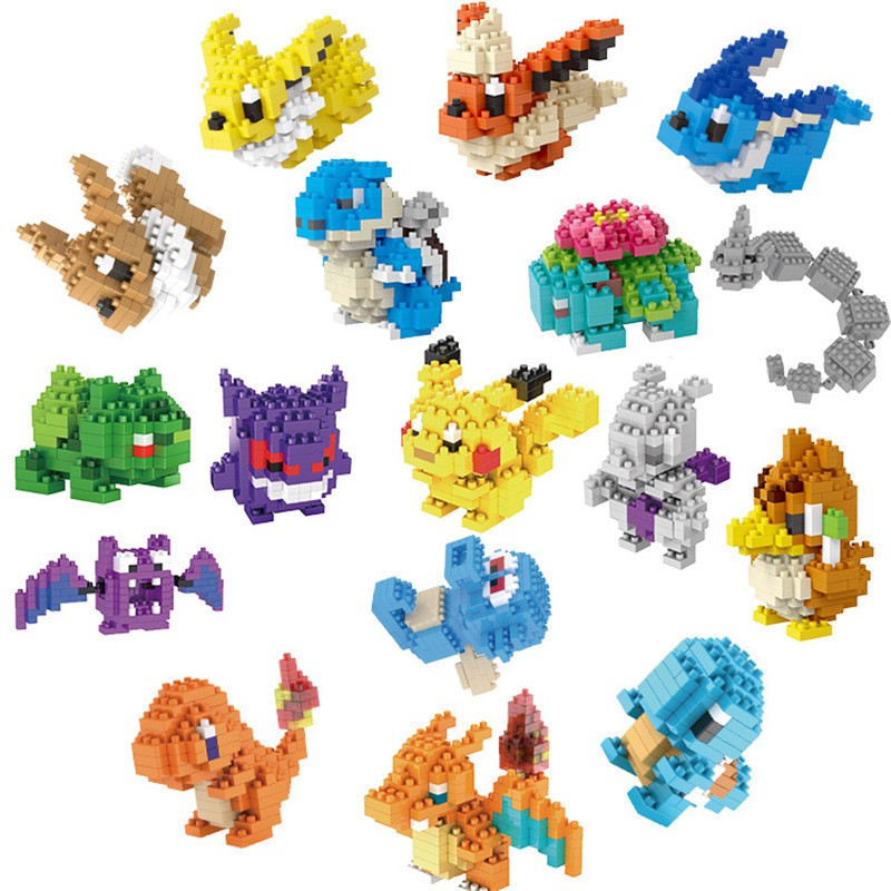 Đồ chơi xếp hình Pokemon & Pikachu dễ thương cho bé