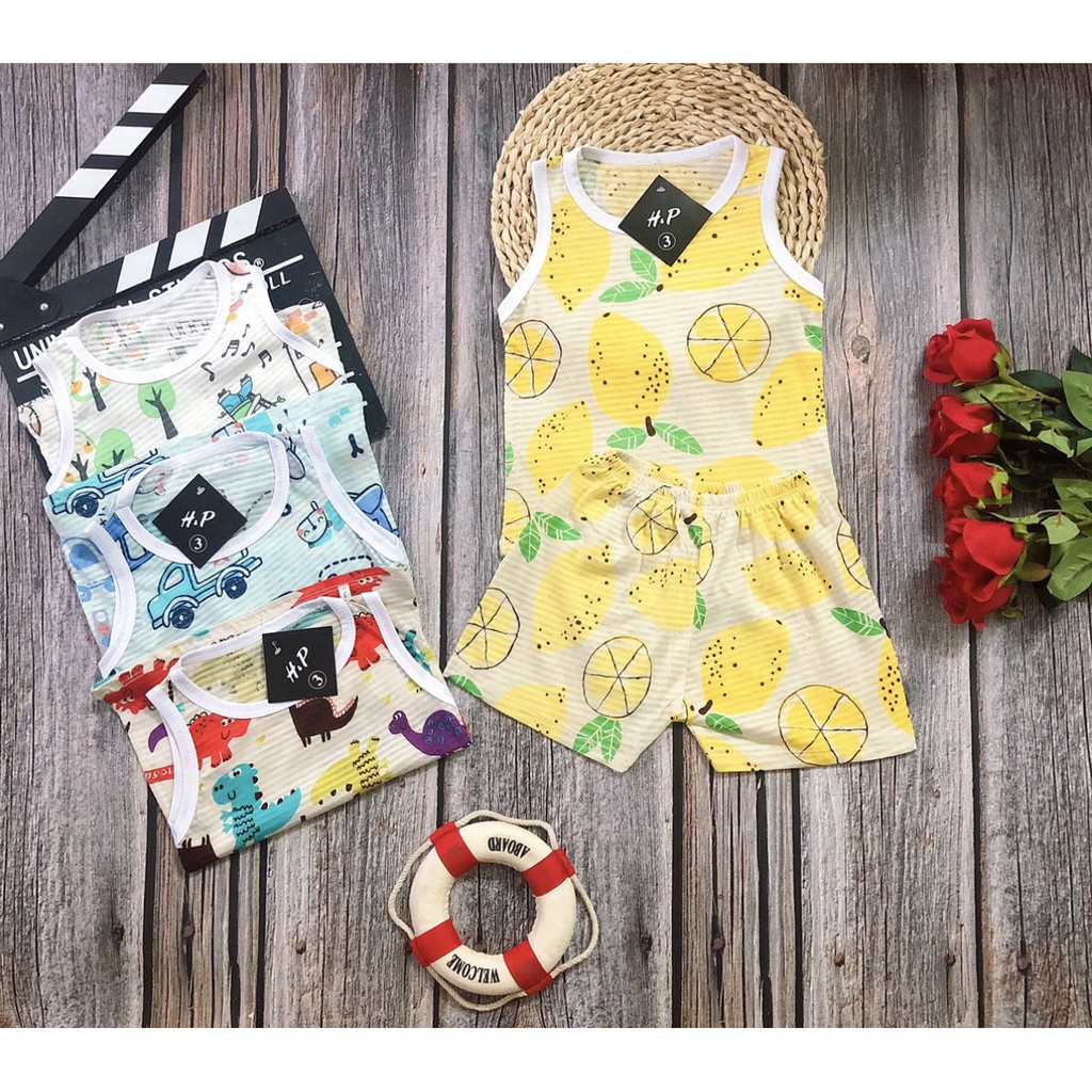 BỘ COTTON SỢI TRE XUẤT NHẬT CHO BÉ
